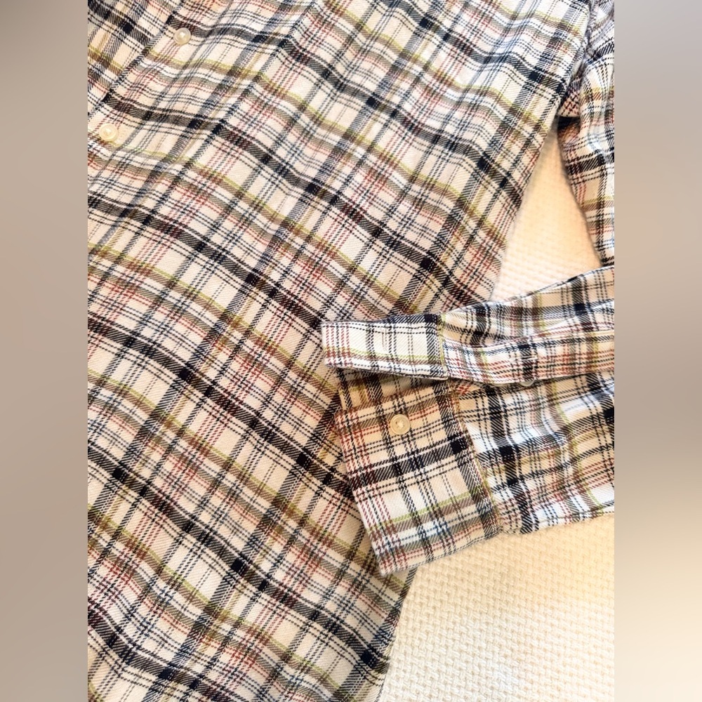 LOFT Plaid Button-Down Shirt - Picture 6 of 14
